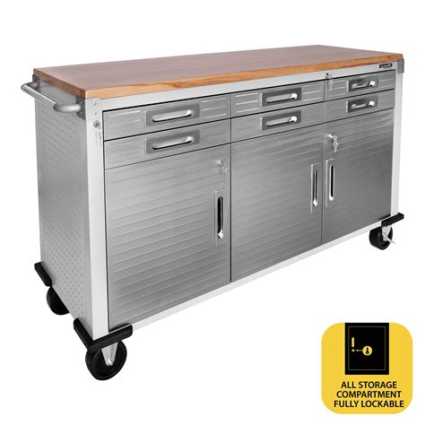 seville classics ultrahd stainless-steel top rolling cabinet|ultra hd seville classics shelving.